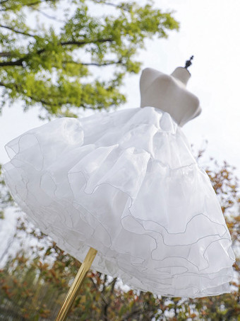 Jupon de mariage nuptiale beau jupon demi-glissement en tulle à deux niveaux
