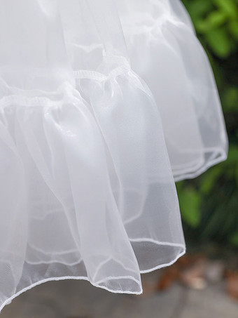 Jupon de mariage nuptiale beau jupon demi-glissement en tulle à deux niveaux