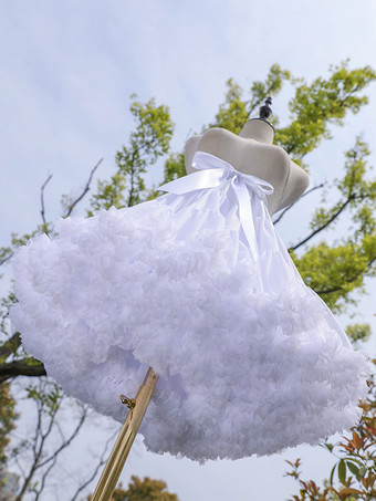 Wedding Petticoat For Brides Quality Two-Tier Tulle Half Slip Petticoat