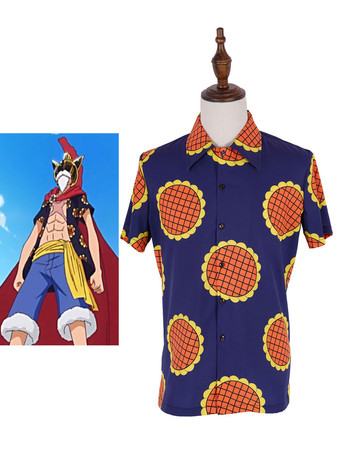 Uma peça Wano País Monkey D. Luffy cosplay Outfit Kimono