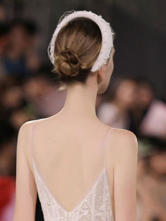 ヘッドピースウェディングヘッドウェアパールヴィンテージブライダルヘアアクセサリー