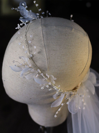 花嫁のためのヘッドピースの結婚式の帽子のフラワーチュールのヘアアクセサリー