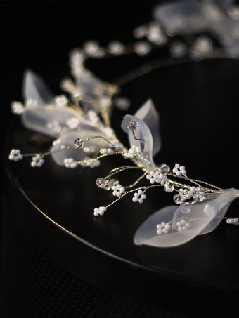 花嫁のためのヘッドピースの結婚式の帽子のフラワーチュールのヘアアクセサリー