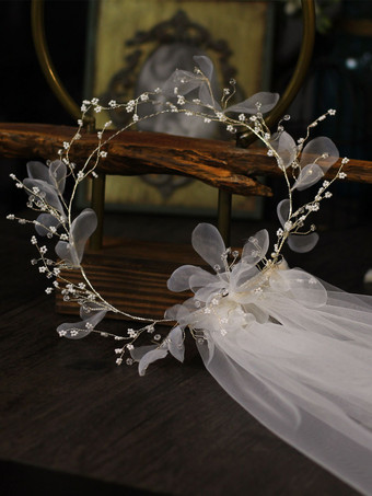 花嫁のためのヘッドピースの結婚式の帽子のフラワーチュールのヘアアクセサリー