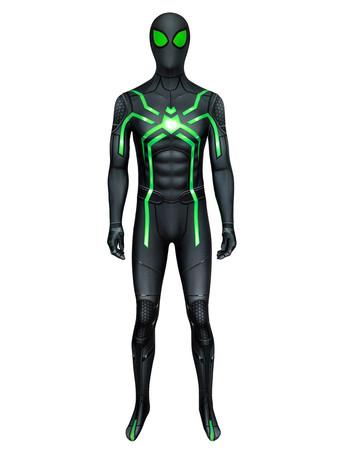 Costume cosplay di Spider Man Big Time Stealth Jumpsuit Marvel PS4 Game 