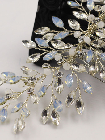 ウェディングヘッドピースヘッドウェアラインストーンブライダルヘアアクセサリー