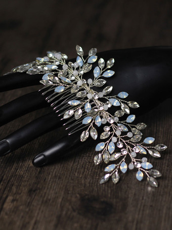 ウェディングヘッドピースヘッドウェアラインストーンブライダルヘアアクセサリー