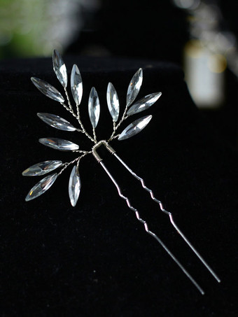 ヘッドピースウェディングヘッドラインストーンブライダルヘアアクセサリー