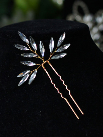 ヘッドピースウェディングヘッドラインストーンブライダルヘアアクセサリー