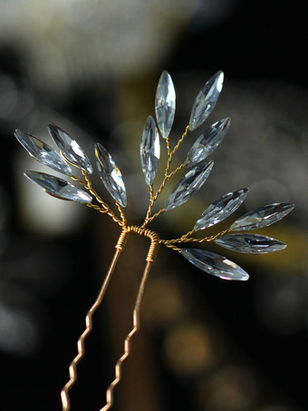 ヘッドピースウェディングヘッドラインストーンブライダルヘアアクセサリー