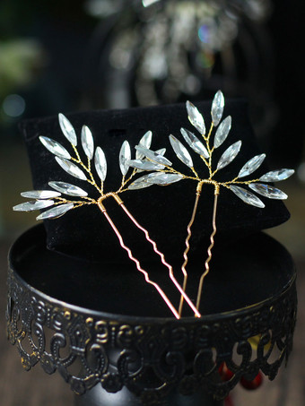 ヘッドピースウェディングヘッドラインストーンブライダルヘアアクセサリー