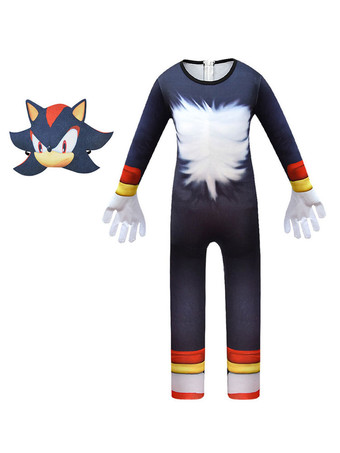Sonic le hérisson Costume pour les Enfants Costume de Cosplay Sonic en Polyester Halloween