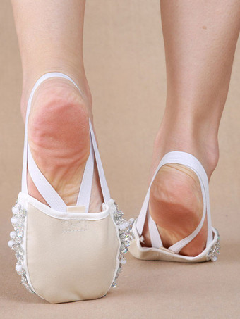 ベリーダンスシューズシルバーブリンブリンスリッパダンスシューズ