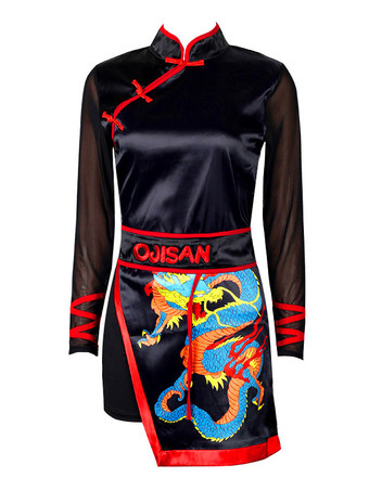 ジャズダンス衣装中国風Qipaoプレイスーツダンスウェア