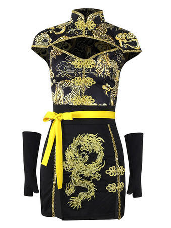 ジャズダンス衣装チャイニーズドラゴンダンスウェア