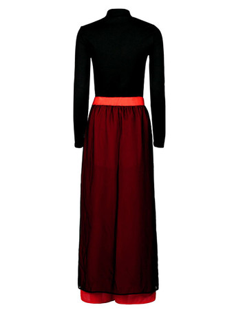 ジャズダンス衣装中国風長袖 撮影 イベントトップスカートダンスウェア