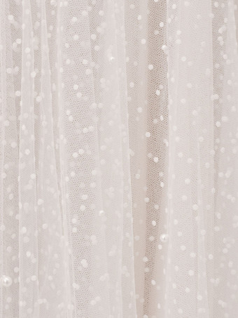 ホワイト ブライダル ショートドレス Aライン スイートハート パール スパゲッティストラップ ティーレングス ドレス 自由なカスタマイズ