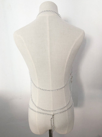 メイドハロウィンコスチューム女性のウエストチェーンサーヴァントガールセクシーコスチューム