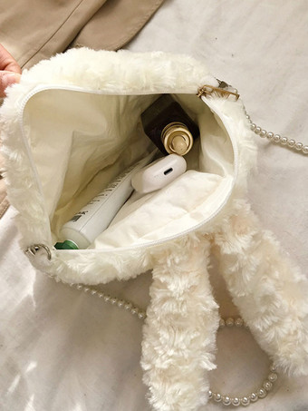 甘いロリータバッグバニーパールチェーンクロスボディバッグロリータアクセサリー