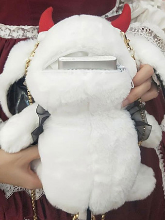 甘いロリータバッグバニークロスボディバッグ