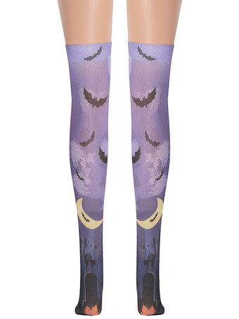 女性サロンストッキングバットニーハイソックスハロウィンコスプレコスチュームアクセサリー