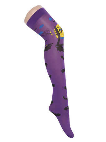 女性サロンストッキングバットニーハイソックスハロウィンコスプレコスチュームアクセサリー