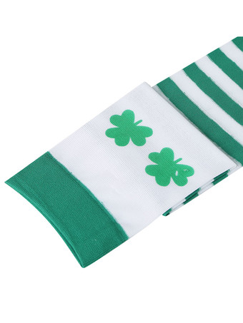 女性サロンストッキングクローバーニーハイソックスハロウィンコスプレコスチュームアクセサリー