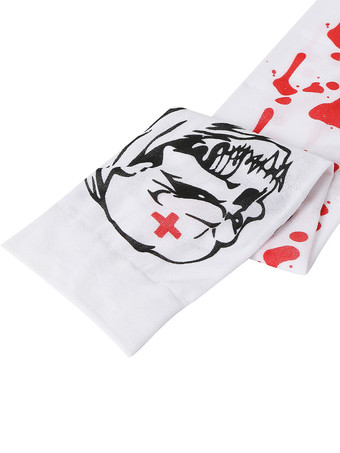 女性サロンストッキングスカルニーハイソックスハロウィンコスプレコスチュームアクセサリー