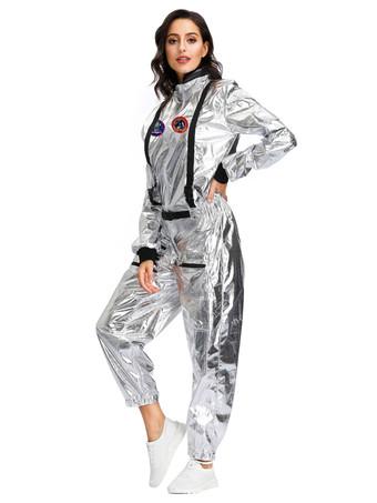 Costume Astronauta argento per Donna