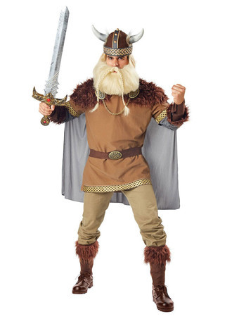 ハロウィンバイキング戦士コスチューム男性衣装