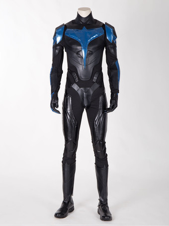 DC Comic Titan Nightwing Outfit Cosplay Costume Halloween