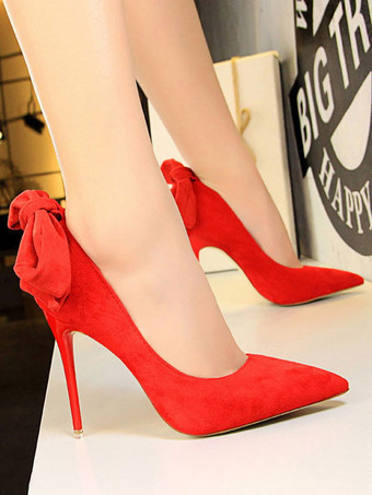 女性のハイヒール先のとがったつま先スチレットヒール弓黒足首ストラップポリウレタンパンプス