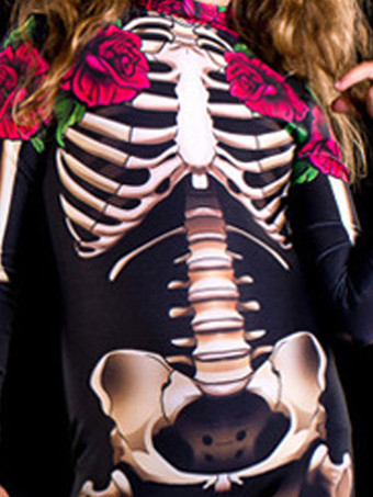 ハロウィン カーニバルコスチュームスケルトン全身タイツキッドカーニバル衣装