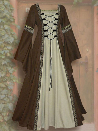 ブラウン ヴィンテージドレス 1950年代 レッド レイヤードボタン 半袖 ターンダウンカラー プリーツ スイングドレス バーガンディ