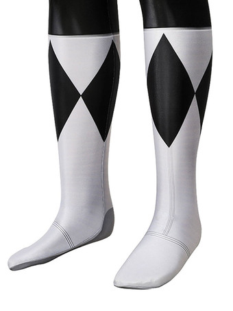 Power Rangers Schwarzer Ranger Zentai Overall Cosplay Kostüm
