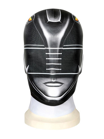 Power Rangers Schwarzer Ranger Zentai Overall Cosplay Kostüm