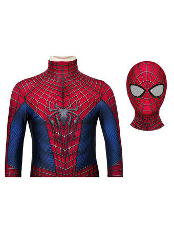 スパイダーマンクラシックスーツキッズコスプレジャンプスーツ全身タイツコスプレコスチュームカーニバル