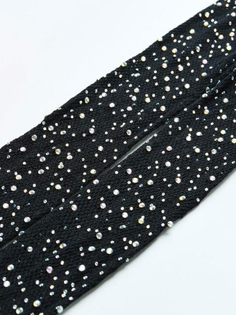 女性のホーザリーランジェリー赤いナイロンセクシーなラインストーン