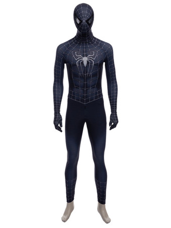 Spider-Man Costume Cosplay Venom Tuta Nera Marvel Comics Cosplay