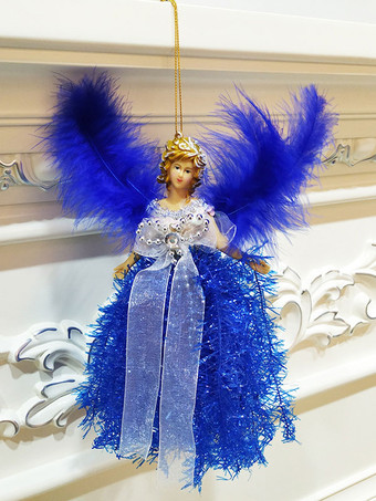 ブルー パーティー用品ポリエステルラブリーファイバークリスマスホリデークリスマス子供デコレーション