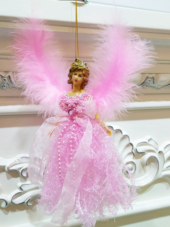 ピンク パーティー用品ポリエステルラブリーファイバークリスマスホリデークリスマス子供デコレーション