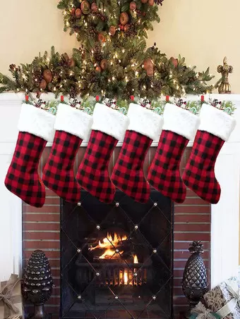 Sacchetti regalo di Natale Decorazioni appese per porta di Natale