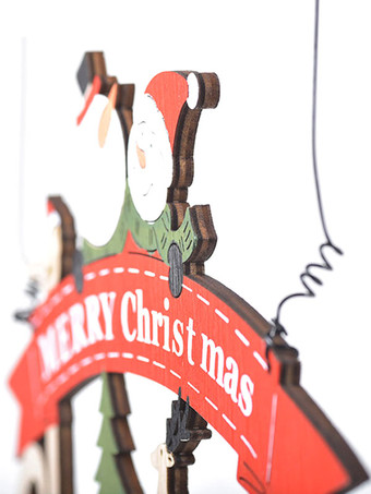 クリスマスデコレーションクリエイティブ木製ペンダントカラーレターペンダントウィンドウシーンレイアウトデコレーション