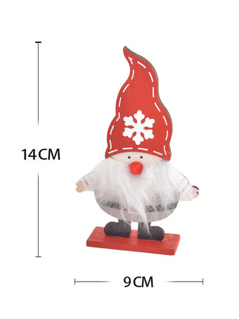 クリスマスホリデーデコレーション組み立て木製塗装サンタクロース飾り子供のクリスマスギフトウィンドウデコレーション