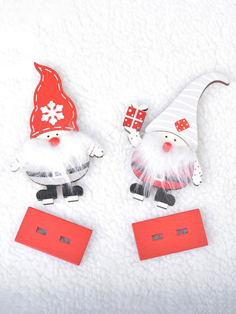 クリスマスホリデーデコレーション組み立て木製塗装サンタクロース飾り子供のクリスマスギフトウィンドウデコレーション