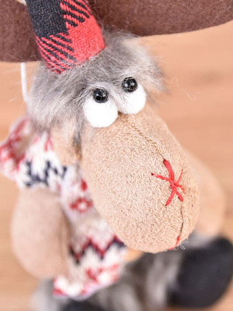 クリスマスホリデーデコレーションエルクドールドールクリスマスポリエステルファイバーツリーペンダント