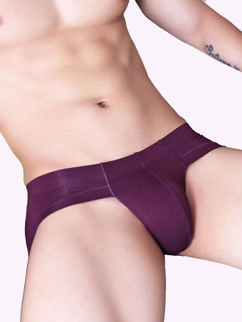 ブラウン 男性のセクシーなパンティーグレーモーダルタンガメンズランジェリー