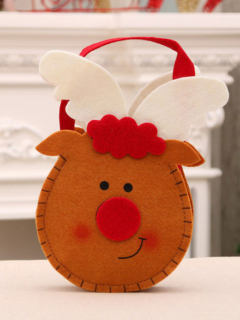 ブラウン クリスマスパーティー用品ポリエステル繊維クリスマスクリスマスコスチュームデコレーション