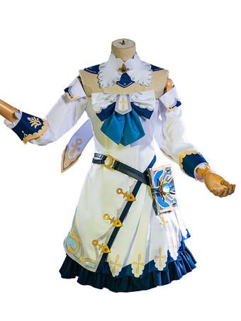 Alice nel paese delle meraviglie carta da gioco cameriera Costume Festival  Stage Anime giapponese Cosplay Dress Party Performance gonna bianca blu 5XL