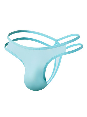 ライトスカイブルー男性用セクシーパンティー ナイロン ブラック メンズ ランジェリー セクシー 水中